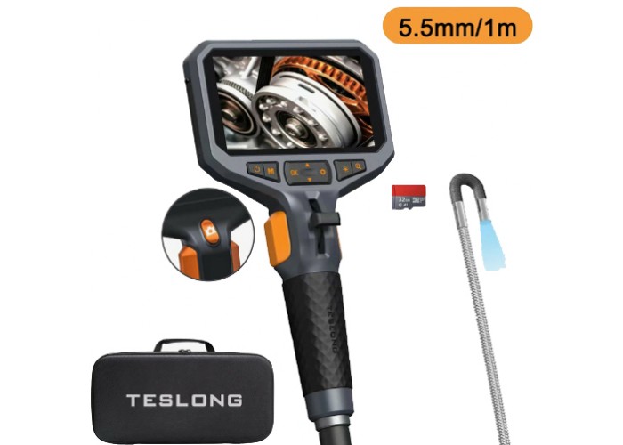 Видеоэндоскоп управляемый TESLONG TD450S55 (5.5 мм, 1 м, 1080P)