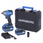 Аккумуляторный гайковерт NORDBERG NE802K (1/2", 21В, 500Нм)