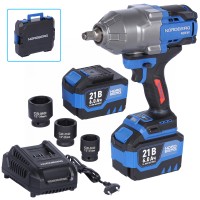 Аккумуляторный гайковерт NORDBERG NE806K-1/2 (1/2", 21В, 1500Нм)