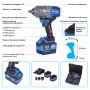 Аккумуляторный гайковерт NORDBERG NE806K-1/2 (1/2", 21В, 1500Нм)