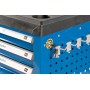 Тележка инструментальная NORDBERG T4N (3 выдвижных ящика + открытый отсек)