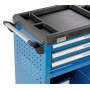 Тележка инструментальная NORDBERG T4N (3 выдвижных ящика + открытый отсек)