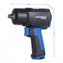 Пневмогайковерт ударный NORDBERG NP14140 (1/2", 1550 Нм)