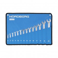 Набор ключей комбинированных NORDBERG на полотне (14 предметов)