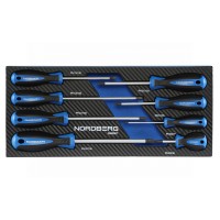 Набор отверток крестовых NORDBERG в ложементе  (8 штук)