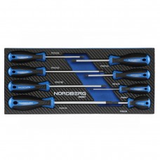 Набор отверток крестовых NORDBERG в ложементе  (8 штук)