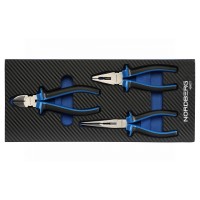 Набор шарнирно-губцевого инструмента NORDBERG в ложементе (3 предмета)