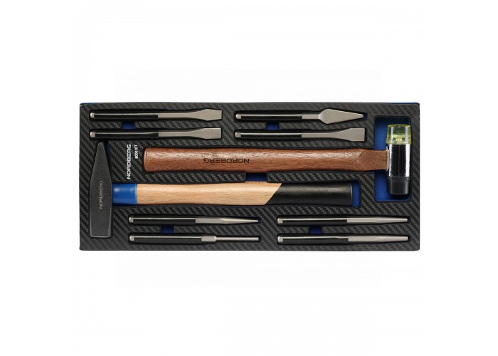 Набор ударного инструмента NORDBERG в ложементе (10 предметов)