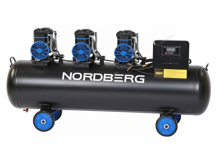 Компрессор поршневой безмасляный NORDBERG NCEO170/750 (380В, 170 л, 750 л/мин)