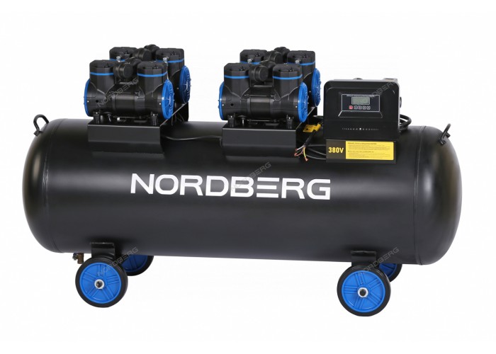 Компрессор поршневой безмасляный NORDBERG NCEO300/1000 (380В, 300 л, 1000 л/мин)
