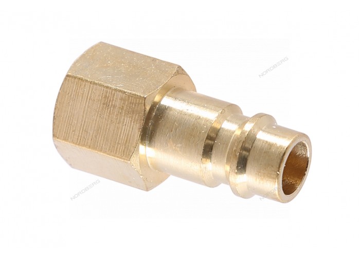Переходник быстросъемный NORDBERG NPM32B ("папа" - резьба F1/4", латунь)