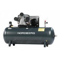 Поршневой ременной компрессор NORDBERG NCP500/1000-16