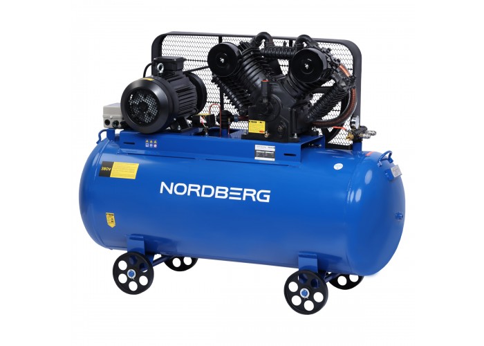 Поршневой ременной компрессор NORDBERG NCT370/1400 (370 л / 1400 л/мин / 12 бар)