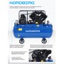 Поршневой ременной компрессор NORDBERG NCT370/1400 (370 л / 1400 л/мин / 12 бар)