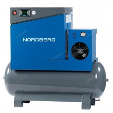 Компрессор винтовой NORDBERG NCA10RD (7,5 кВт, ресивер 350 л, 10 бар, 900 л/мин)