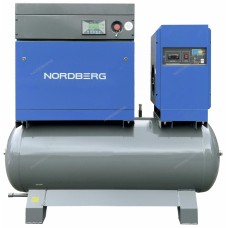 Компрессор винтовой NORDBERG NCB10RD (7,5 кВт, ресивер 350 л, 10 бар, 960 л/мин)