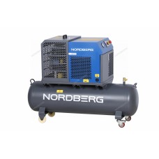 Компрессор винтовой NORDBERG NCF5R (4 кВт, ресивер 180 л, 10 бар, 450 л/мин)