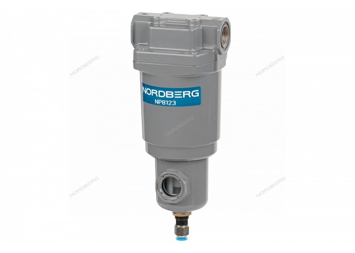 Фильтр воздушный NORDBERG NP8123 (1/2", 1500 л/мин, 3 мкм, 15 бар)