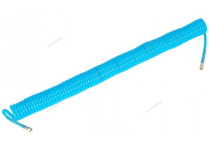 Шланг полиуретановый спиральный NORDBERG HS0612PU (6х8 мм, 12 м)