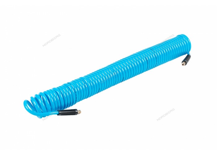 Шланг полиуретановый спиральный NORDBERG HS0811PU (8х12 мм, 11 м)